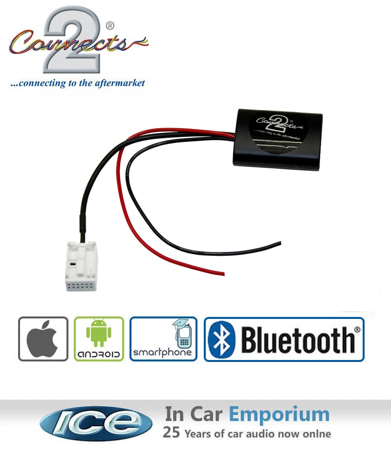 Citroen C4 Bluetooth Music Streaming stereo adaptor iPod iPhone Android