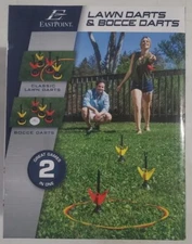 EastPoint Sports 2 in 1 Lawn & Bocce Darts Combo Set Backyard Outdoor Game New!