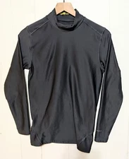 Layer 8 Shirt Mens S Gray Performance Base Layer Long Sleeve Qwick-Dry Active