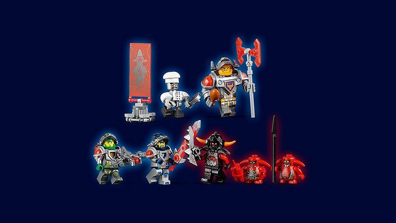 NEW! LEGO Nex Knights Move Citadel Four Trex 70317 1140 pieces