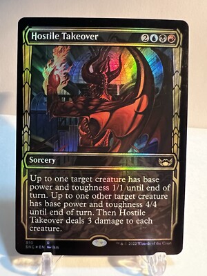 MTG Hostile Takeover Streets of New Capenna 375 Foil Rare Showcase