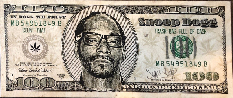 Snoop Dogg $100 Bill