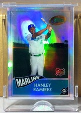 2006 ETOPPS IN HAND HANLEY RAMIREZ BOSTON RED SOX MARLINS ROOKIE CARD /999. rookie card picture