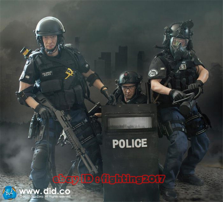 【DID】MA1008 スワット タケシ ヤマダ 1/6スケールアクションフィギ DID MA1008 LAPD SWAT Takeshi Yamada 1/6 Action Figures