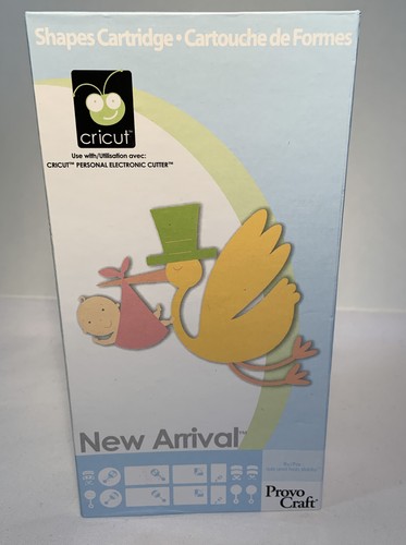 NEW ARRIVAL Cricut Cartridge •PHRASES •BABY• BABY SHOWER •TOYS •UnLinked 29-0222 - Afbeelding 1 van 9