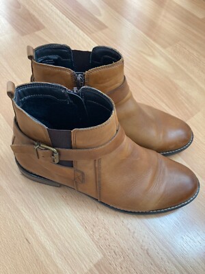 Schuhe, Stiefeletten, 5th Avenue, braun, cognac 38