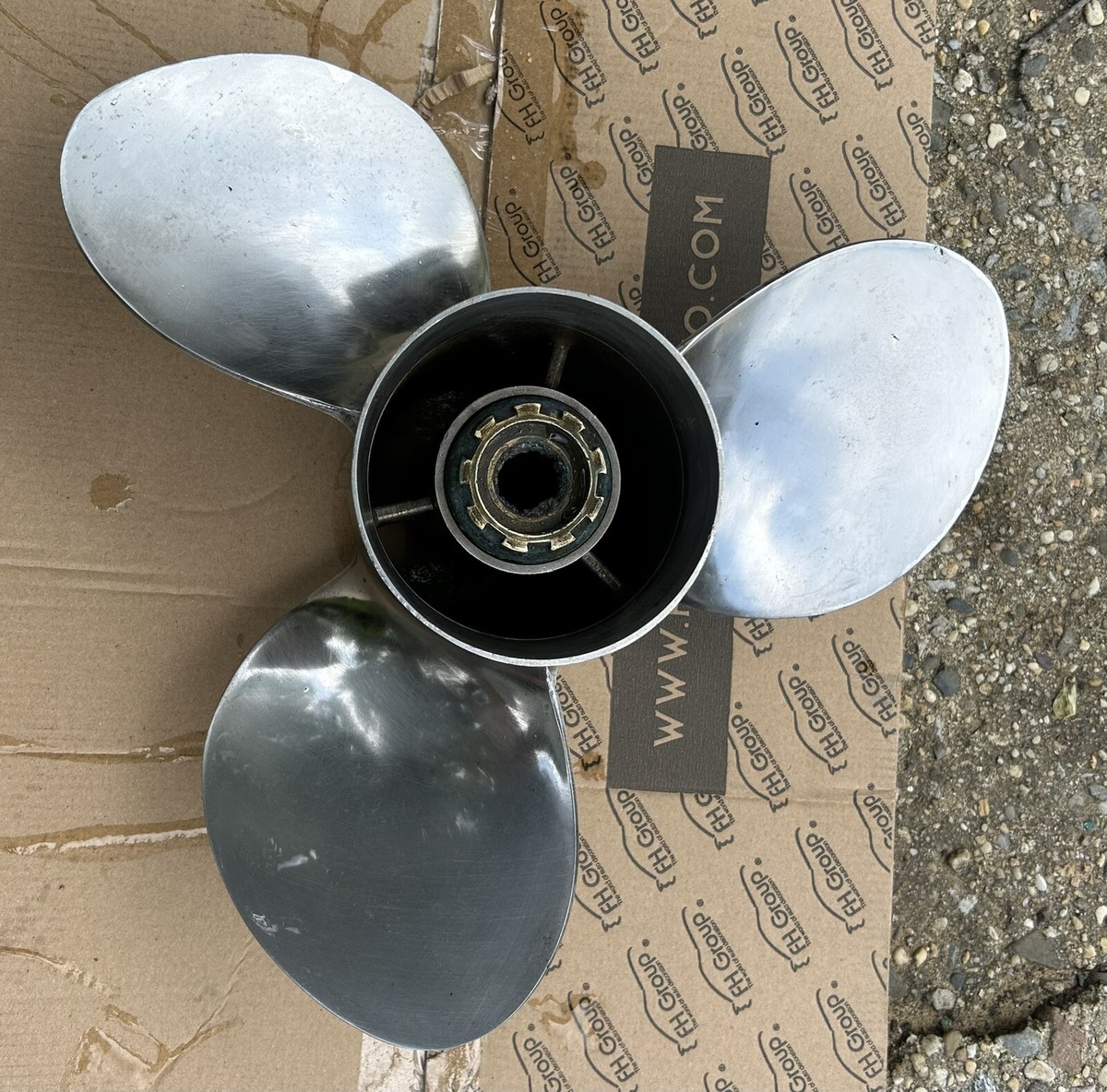 Powertech! 15.5”x15” pitch stainless steel propeller for Mercury
