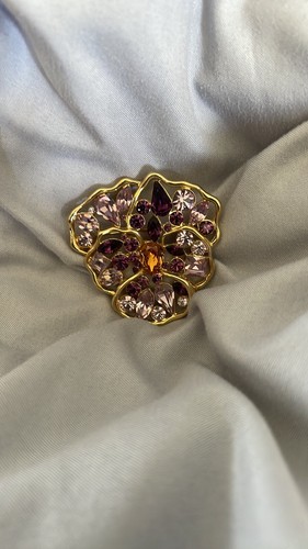 Nolan Miller Pansy Brooch