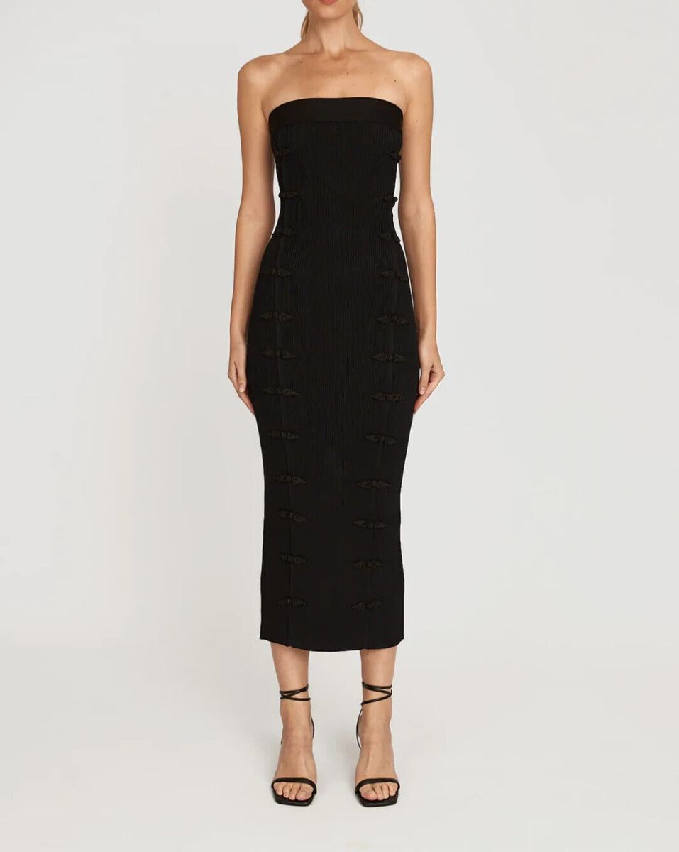knitted midi dress with collar Women's Knit Ribbed Collar Button Down Midi Dress – Lucca Couture