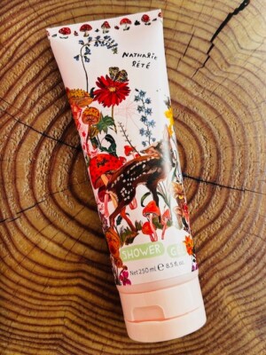 New Jumbo Nathalie Lete FOREST FOLK ORANGE BLOSSOM Deer Shower Gel 8.5 fl oz