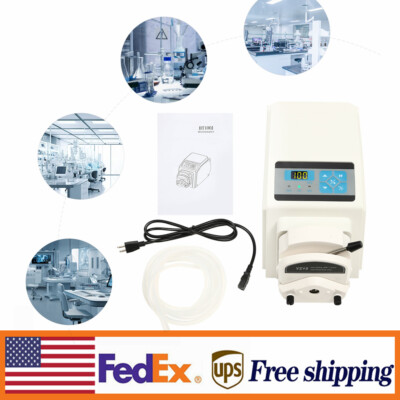 Industrial Variable Speed Liquid Metering Pump Peristaltic Pump High Precision 