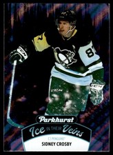 Sidney Crosby 2021-22 Parkhurst Ice in Their Veins #IV-3 NHL Card