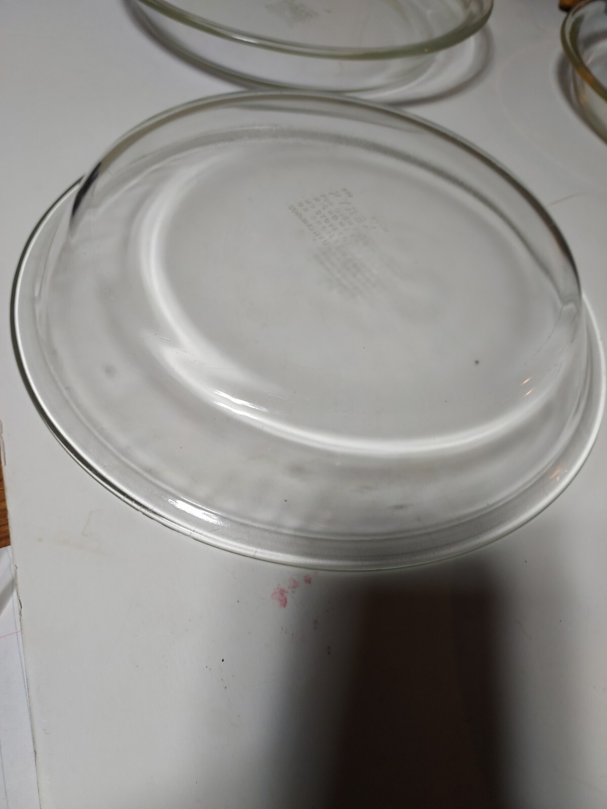 Vintage Pyrex 10 Inch 210 Pie Plate Pie Tart Baking Dish Clear Glass