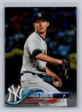 2018 Topps #497 Chasen Shreve Rainbow Foil