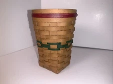 Vintage Blossom Bucket by Suzi Skoglund Resin Basket Primitive Country 3.5”