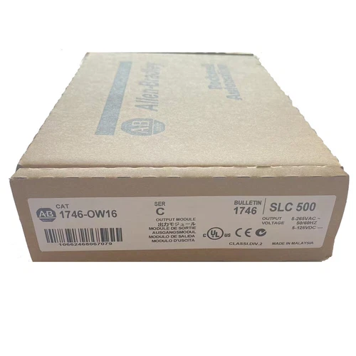 Allen Bradley Factory Sealed AB 1746-OW16 Ser C 1746-0W16 SLC500 Relaisausgang - Bild 1 von 1