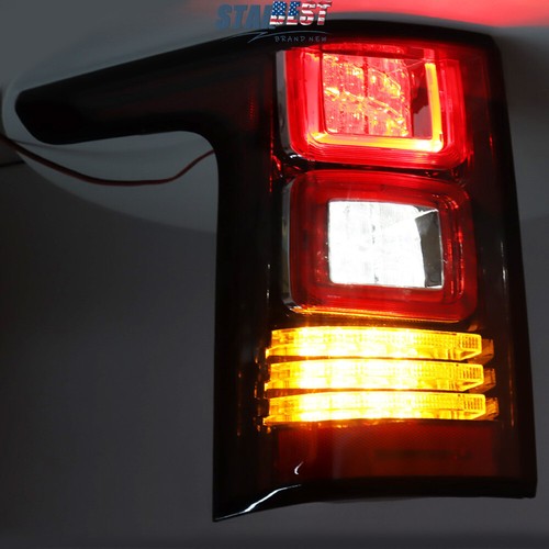 Pair Tail Lights Fit For 2013-2017 Land Rover Range Rover Outer Rear L+R LED Red - Bild 2 von 14