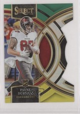 2023 Panini Select Premier Level Green & Yellow Prizm Die-Cut Payne Durham 2l4
