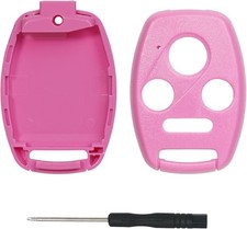 Key Fob Remote Shell Case Replacement fits 2003-2012 Accord / 2006-2013 Civic /