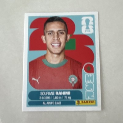 Panini FIFA World Cup Boujane Baanimi MW 532 Morocco Soccer Trading Card