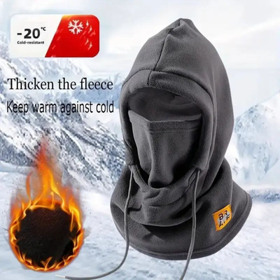 #ad Unisex Winter Knit Balaclava Hood Windproof Warm Face Mask Drawstring $13.99
