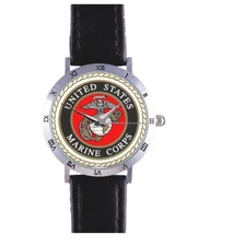 UNITED STATES MARINE CORPS WATCH: USMC, SEMPER FI, BULLDOG, RARE COLLECTIBLE