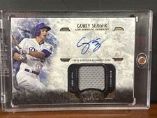 2016 Topps Tier One Corey Seager Relic Autographed /149
