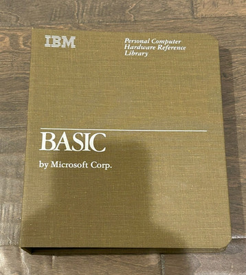 Microsoft IBM Personal Computer HARDWARE REFERENCE LIBRARY, BASIC PC 6025010