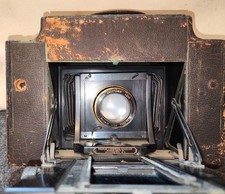 Folmer Graflex R.B. Series 3A Camera w/ Kodak 6 3/8  f4.5 Lens Vintage Condit