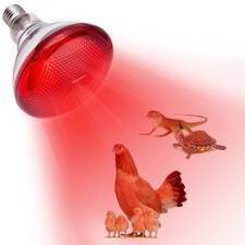 Heat Lamp for Chickens Coop Brooder and Reptile Heat Bulb 150 Watt Infrared R...