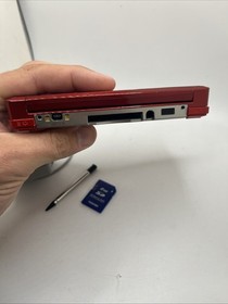 Nintendo 3DS Flame Red CTR-001 NTSC - Tested - Stylus, Charger Included