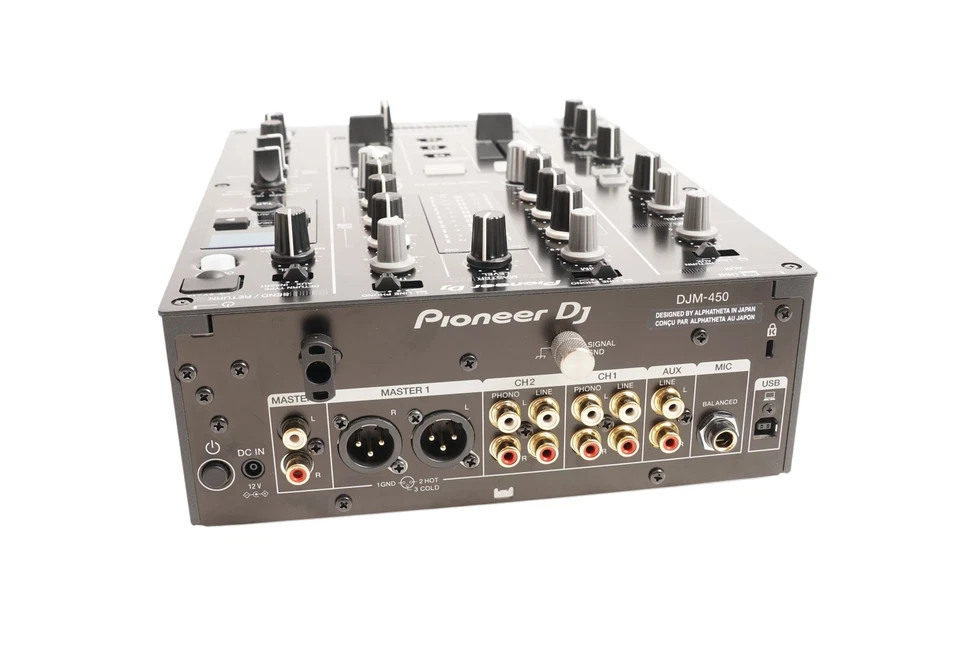 Pioneer DJ Mixer DJM-450 Compact Two-Channel DJM450 Black Performance Rekordbox - Image 4 of 4