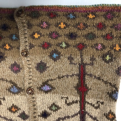 Peruvian Connection Alpaca Knitted Vest Waistcoat Aztec South Western S 34 - Picture 13 of 13