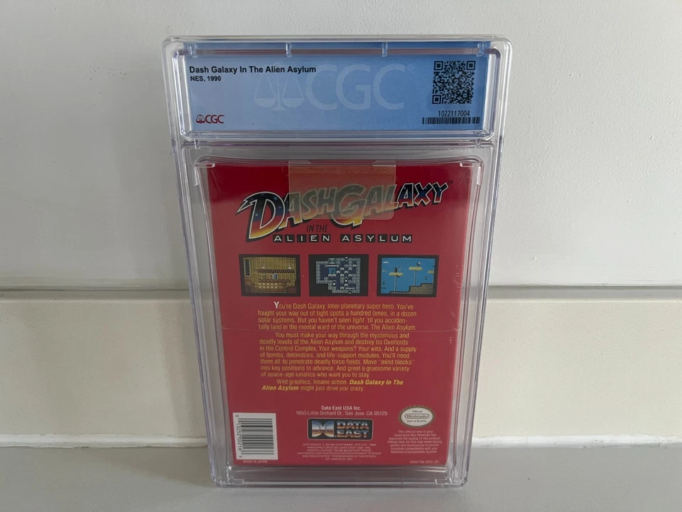 Dash Galaxy in Alien Asylum (Nintendo NES) CGC 9.6 A+ New Sealed Graded WATA VGA - Image 2 of 4