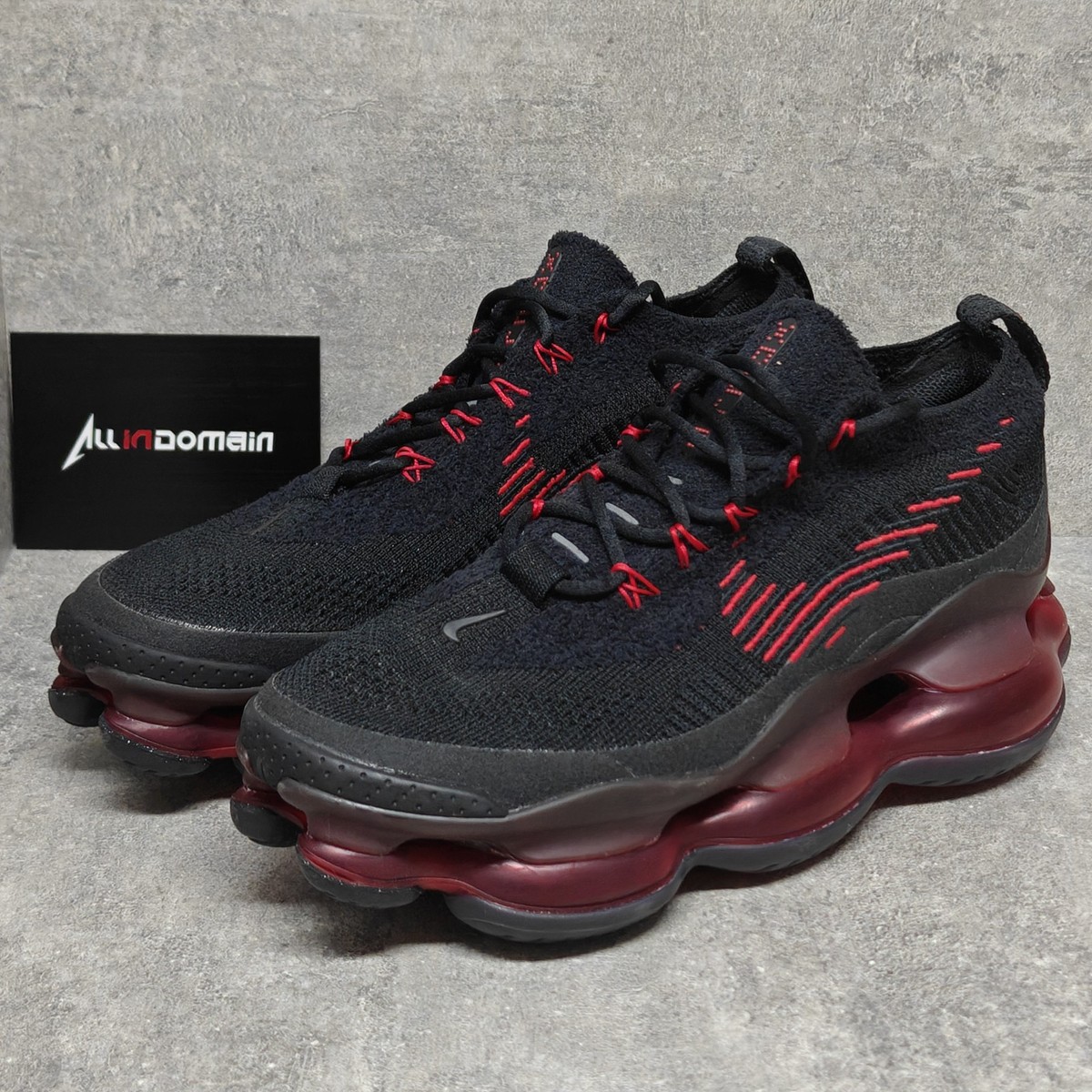 Nike Air Max Scorpion Flyknit Mid Bred - DJ4701-004 | eBay