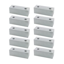 5 Pack 10 Jaws Vise Jaws 6" 2" 2" Aluminum Machined Soft Jaws For 6" Vise