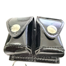 Speed Loader Case Holster For Duty Belt Black Gloss Flaw 3" x 4" s 2.5"