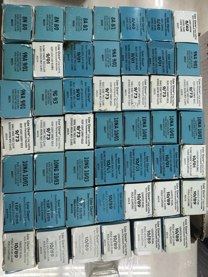 Wella Color Charm Semi Permanente Color de Cabello 4V 4/6 Claret Paquete de 4 Foto 3 de 4