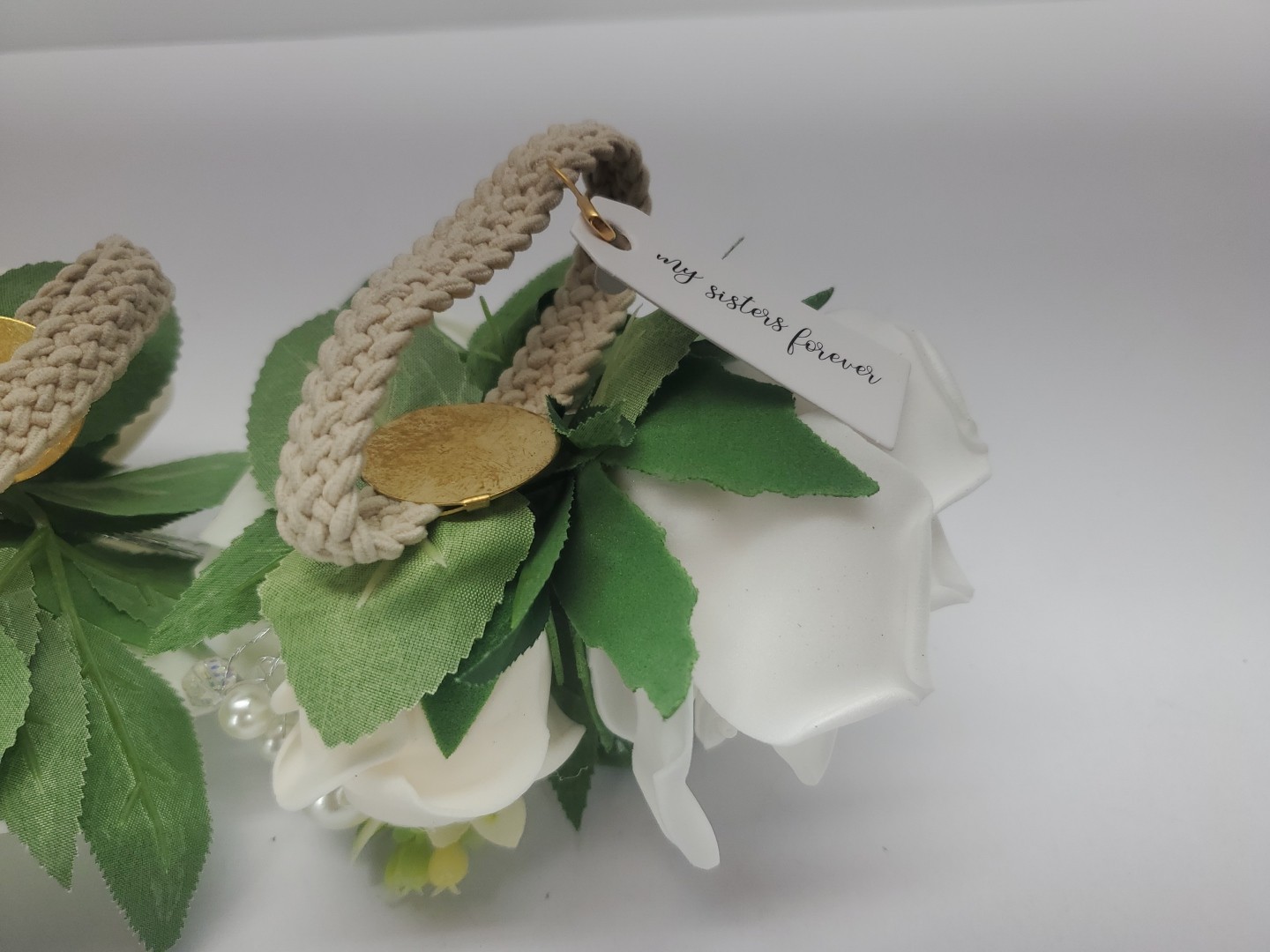 Ling's Moment 2pcs Homecoming Wrist Corsage Artificial Flowers, Girl/Mother C...