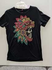 AY GUEY Dragon Headdress Black T-shirt Size S...
