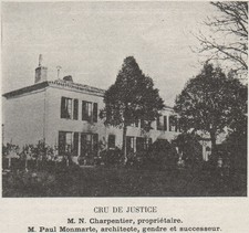 SAINT-&Eacute;MILIONNAIS. SAINT-&Eacute;TIENNE-DE-LISSE. Cru de Justice. Monmarte. SMALL 1908