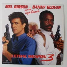 Lethal Weapon 3 Laserdisc, 1992 Starring Mel Gibson  Danny Glover; Widescreen