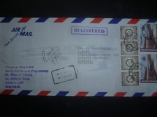 1 Bangladesh Registered Air-Mail Cover