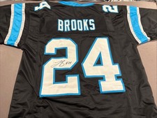 Jonathon Brooks Autographed Signed XL Custom Panthers Jersey-JSA Witnessed