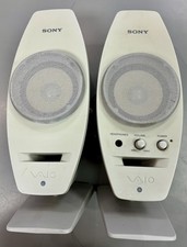 Sony Vaio Computer Desktop Wired Left  Right Speakers PCVA-SP4 NO POWER ADAPTER