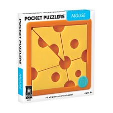 New - BePuzzled Pocket Puzzlers - Mouse - Ages 8  1 player