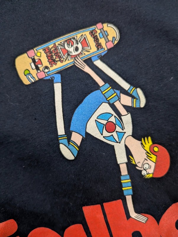 BIRDHOUSE Skateboards Jay Howell T-shirt Tony Hawk Bob's Burgers TRACKER sz Med