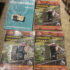 HOPE TECH 3 / TECH 4 MONO M4 BRAKE PADS - PACK OF 4PAIRS SEMI-METALLIC