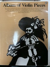 Album of Violin Pieces Sheet Music Book Arranged for Violin  Piano