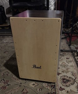 Pearl Primero CAJON Box Drum in Dark Gypsy Brown with Asiatic Pine Face